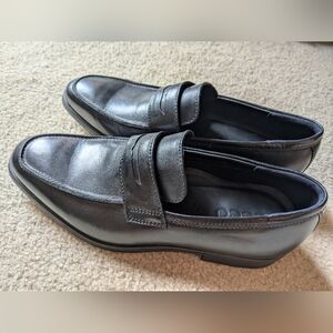ECCO "Metropole London" Black Leather Loafer, Mns Sz 9, NWOT!!!!